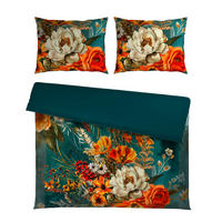 WENDEBETTWÄSCHE 3-teilig Satin 200/200 cm  - Multicolor, Textil (200/200cm) - Novel