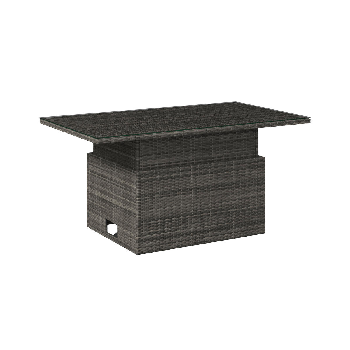 LOUNGEGARNITUR   140/48/68/80 cm Eisen  - Blaugrau/Grau, MODERN, Metall (140/48/68/80cm) - Ambia Garden