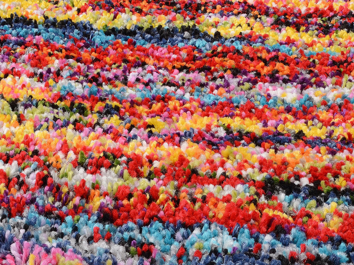 WEBTEPPICH 120 cm Sixteen round Multicolor  - Multicolor, Trend, Textil (120cm) - Novel