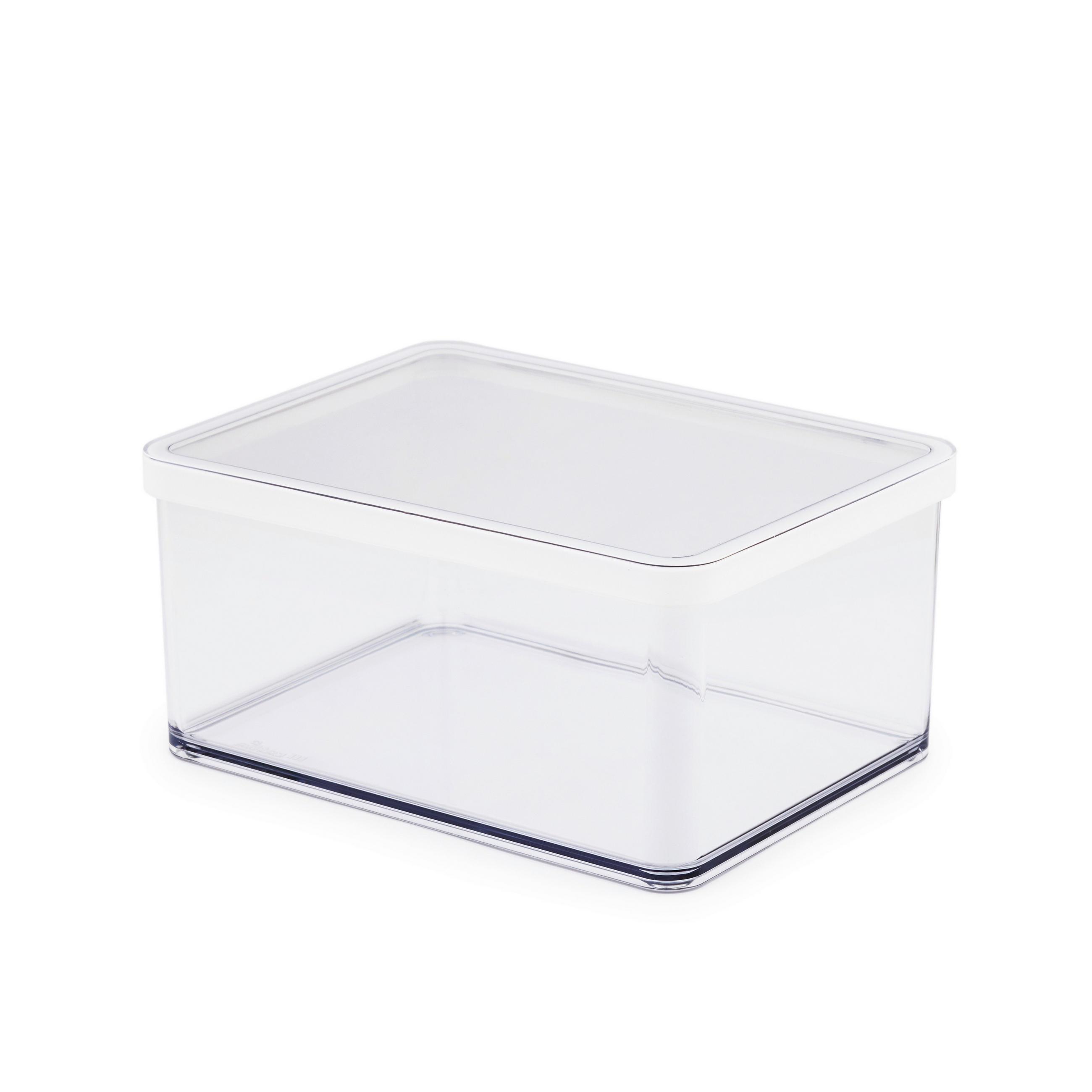 Rotho Vorratsdose Loft Weiß, Transparent 15x9.6x20 cm