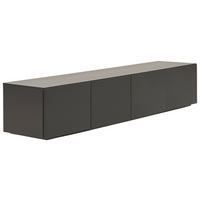 NÍZKA KOMODA, čierna, 180/35/40 cm - čierna, Lifestyle, kompozitné drevo (180/35/40cm) - MID.YOU