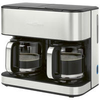 FILTERKAFFEEMASCHINE  - Edelstahlfarben, Trend, Kunststoff (38,3/34,3/23,1cm) - Bomann