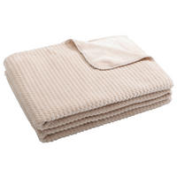 DECKE Zigzag 150/200 cm  - Greige, Basics, Textil (150/200cm) - Novel