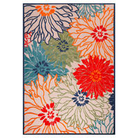 TEPIH ZA UNUTAR./VANJ. UPORAB 240/330 cm   crvena  Floral  - crvena, Lifestyle, tekstil/plastika (240/330cm)