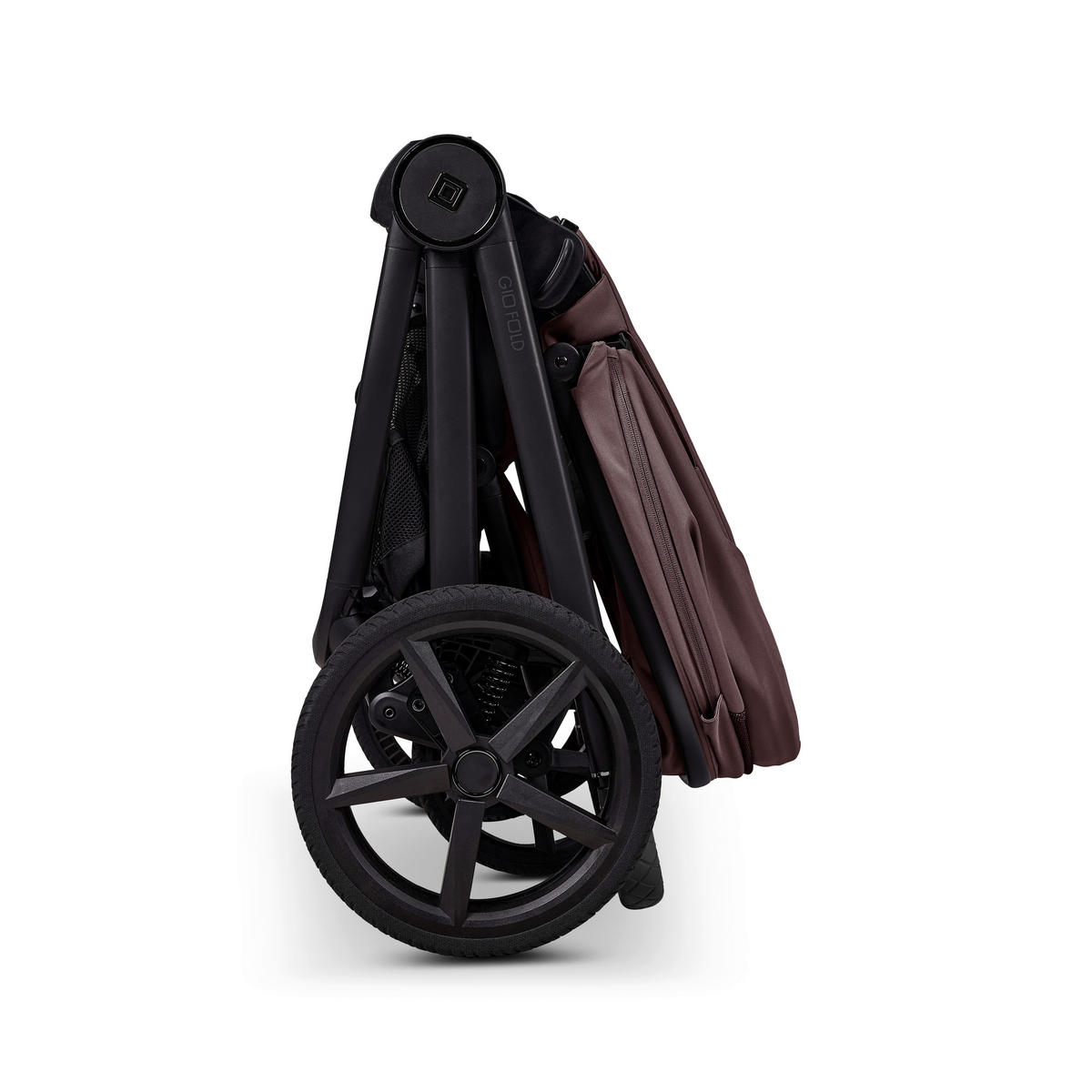 KINDERWAGENSET  GIO FOLD ETPU SET  tonka  - Schwarz/Mokka, Basics, Textil/Metall (120/58/92cm) - Moon Edition