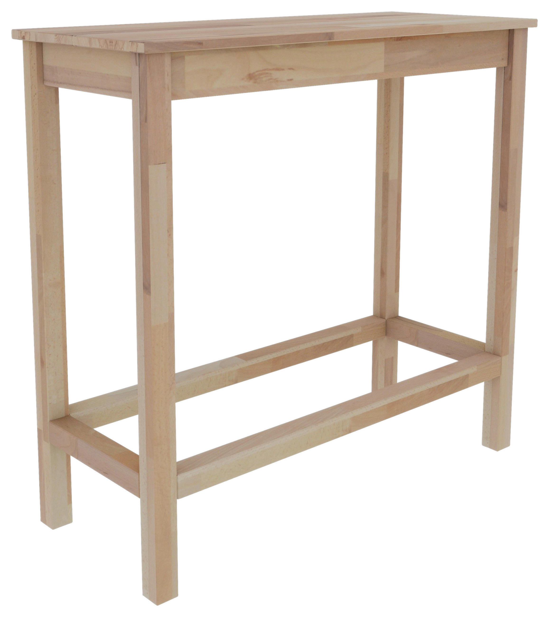 BARTISCH Kernbuche massiv rechteckig Kernbuche  - Kernbuche, KONVENTIONELL, Holz (108/45/107cm) - Cantus