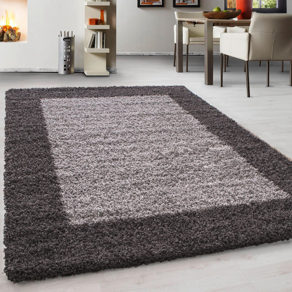 HOCHFLORTEPPICH 240/340 cm Life 1503 Grau  - Grau, KONVENTIONELL, Textil (240/340cm) - Novel