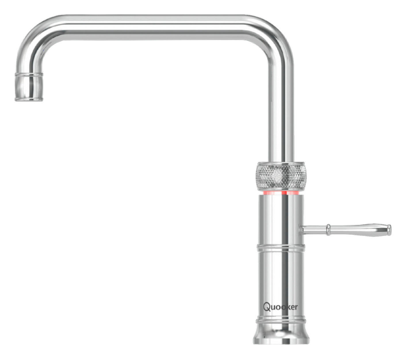 Quooker Küchenarmatur Classic Fusion Square Chrom 5x29.1x25.1 cm