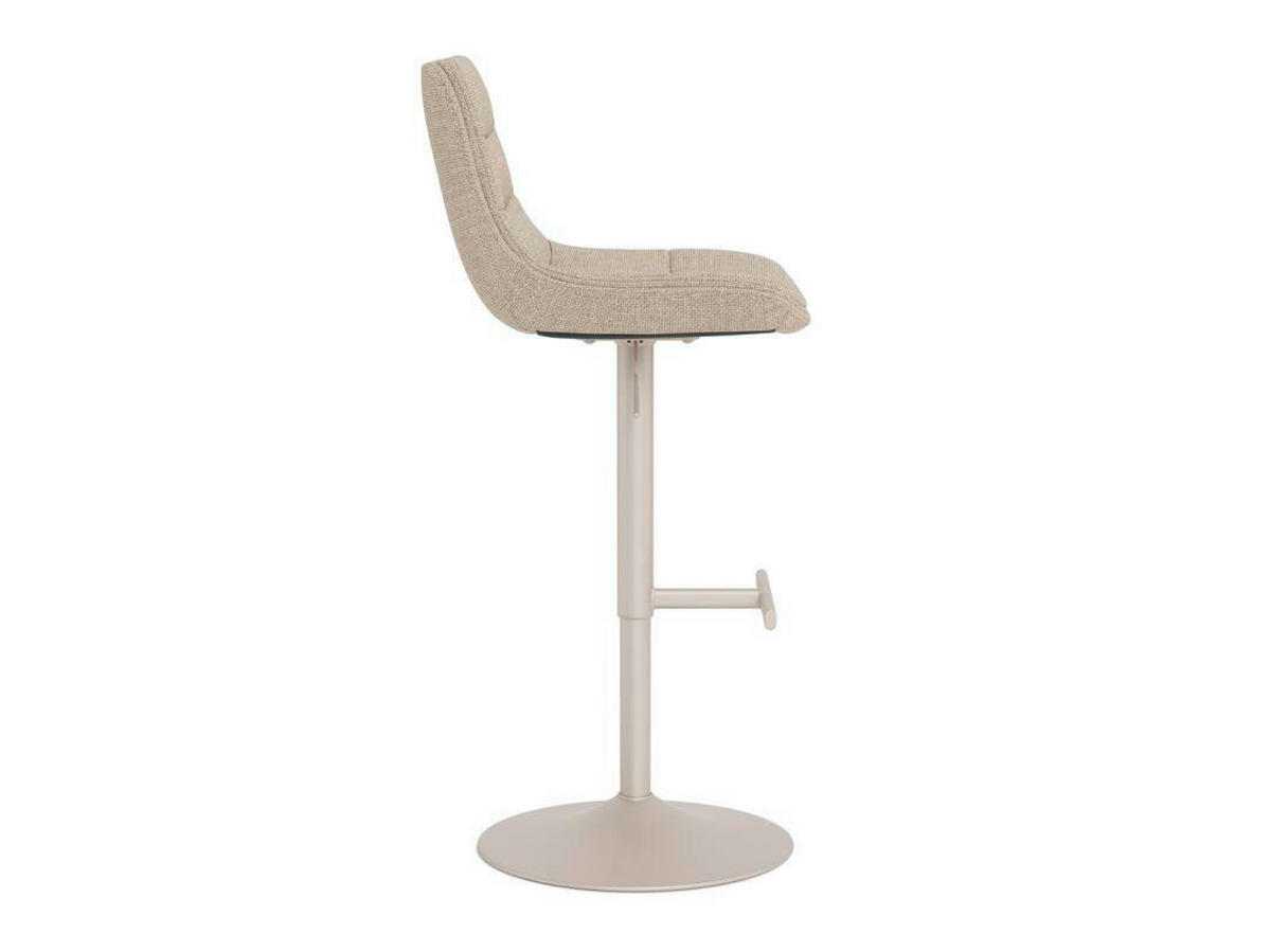 BARHOCKER in Beige  - Beige/Grau, KONVENTIONELL, Textil/Metall (47/95/52,5cm) - MID.YOU