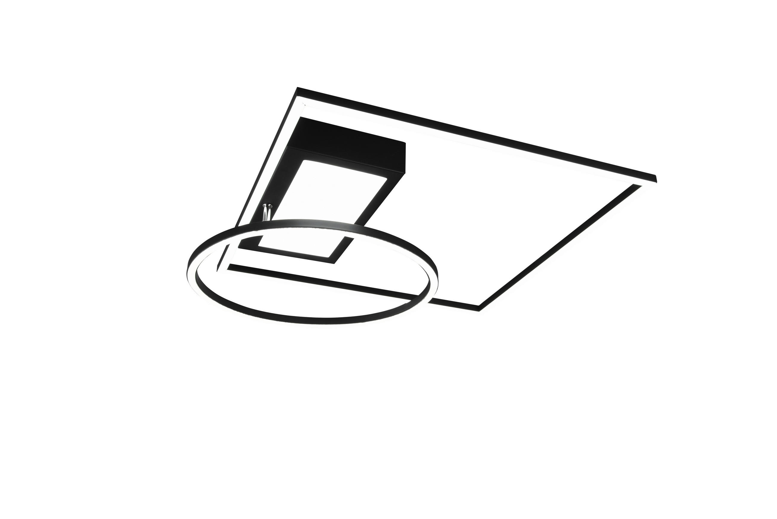 LED SVJETILJKA STROPNA Downey  - crna, Design, metal (64,5/9,0/86,5cm)