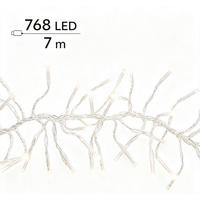 SVETLOBNA GIRLANDA    200 lm 2700 K   - prosojno, Basics, kovina/umetna masa (700cm) - X-Mas