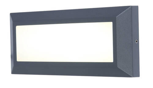 LED-AUßENLEUCHTE Helena   - Anthrazit/Opal, Design, Kunststoff/Metall (23/10,1/3,2cm)