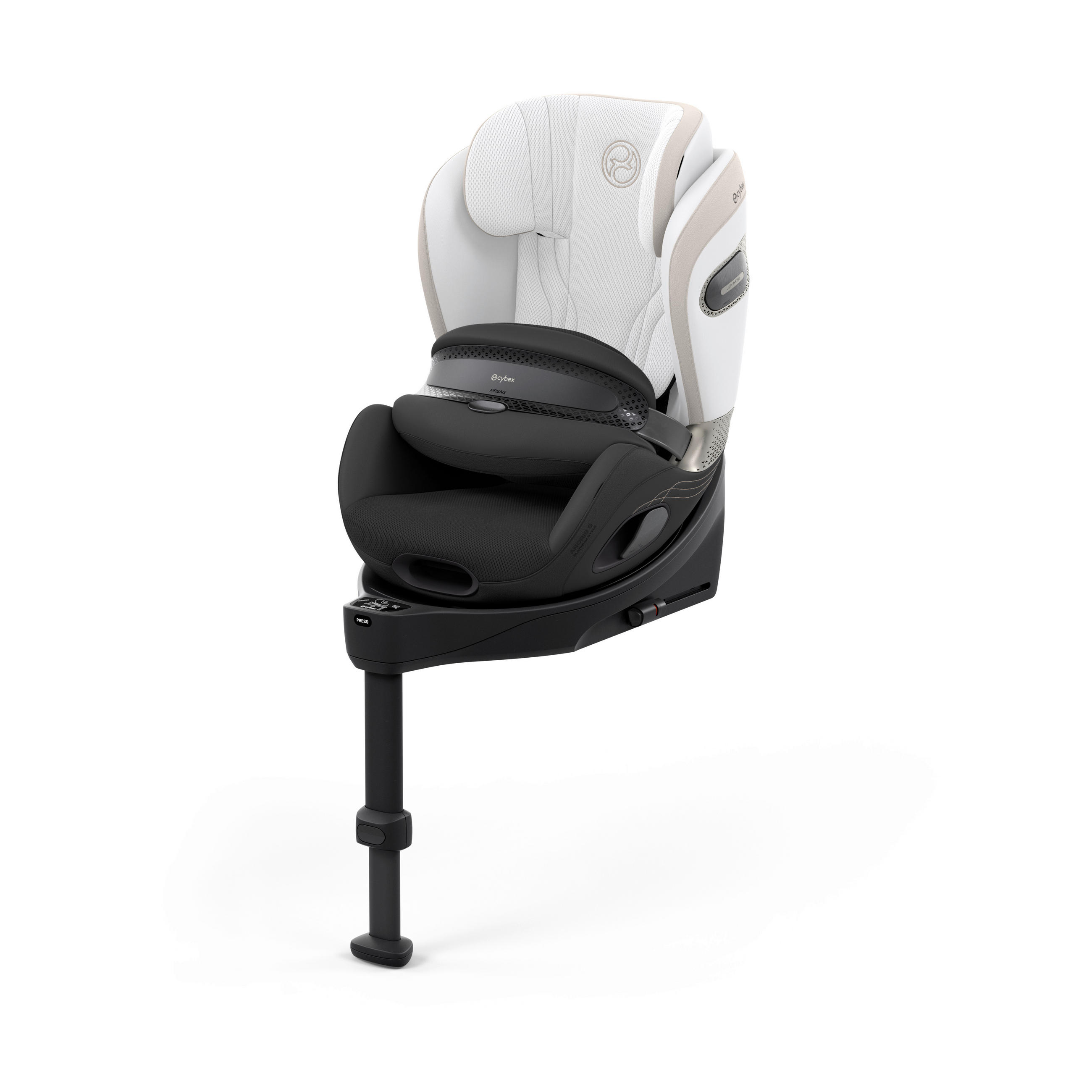 KINDERAUTOSITZ Anoris Si Style Off White  - Weiß, Basics, Kunststoff/Textil (61/45/60cm) - cybex PLATINUM