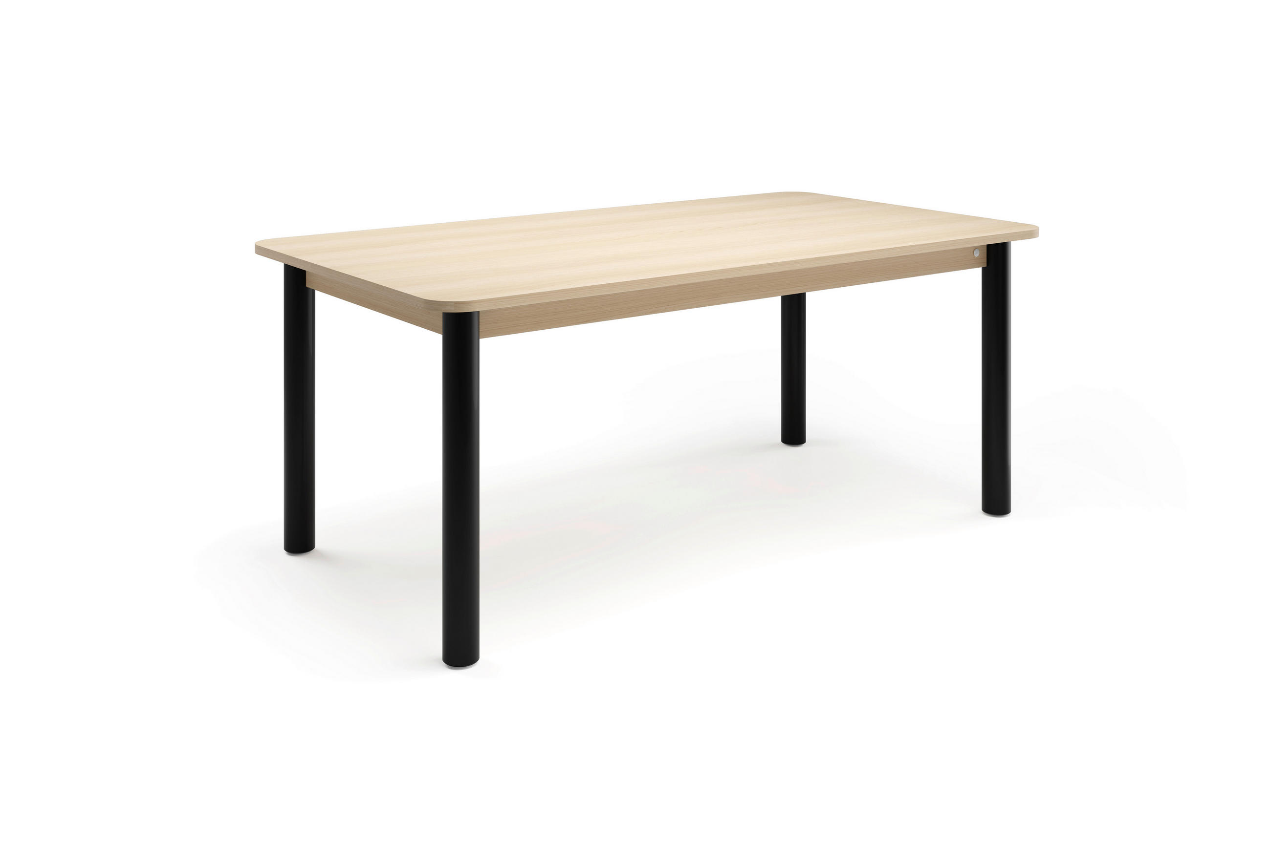 ESSTISCH in Metall, Holzwerkstoff 180/100/76 cm   - Hellbraun/Schwarz, Natur, Holzwerkstoff/Metall (180/100/76cm) - Tom Tailor