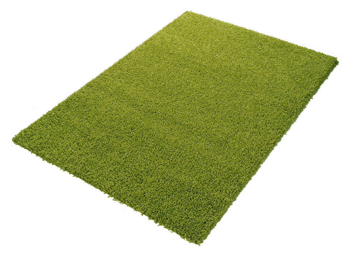 LÄUFER 80/240 cm FASHION SHAGGY  - Grün, Basics, Textil (80/240cm) - Novel