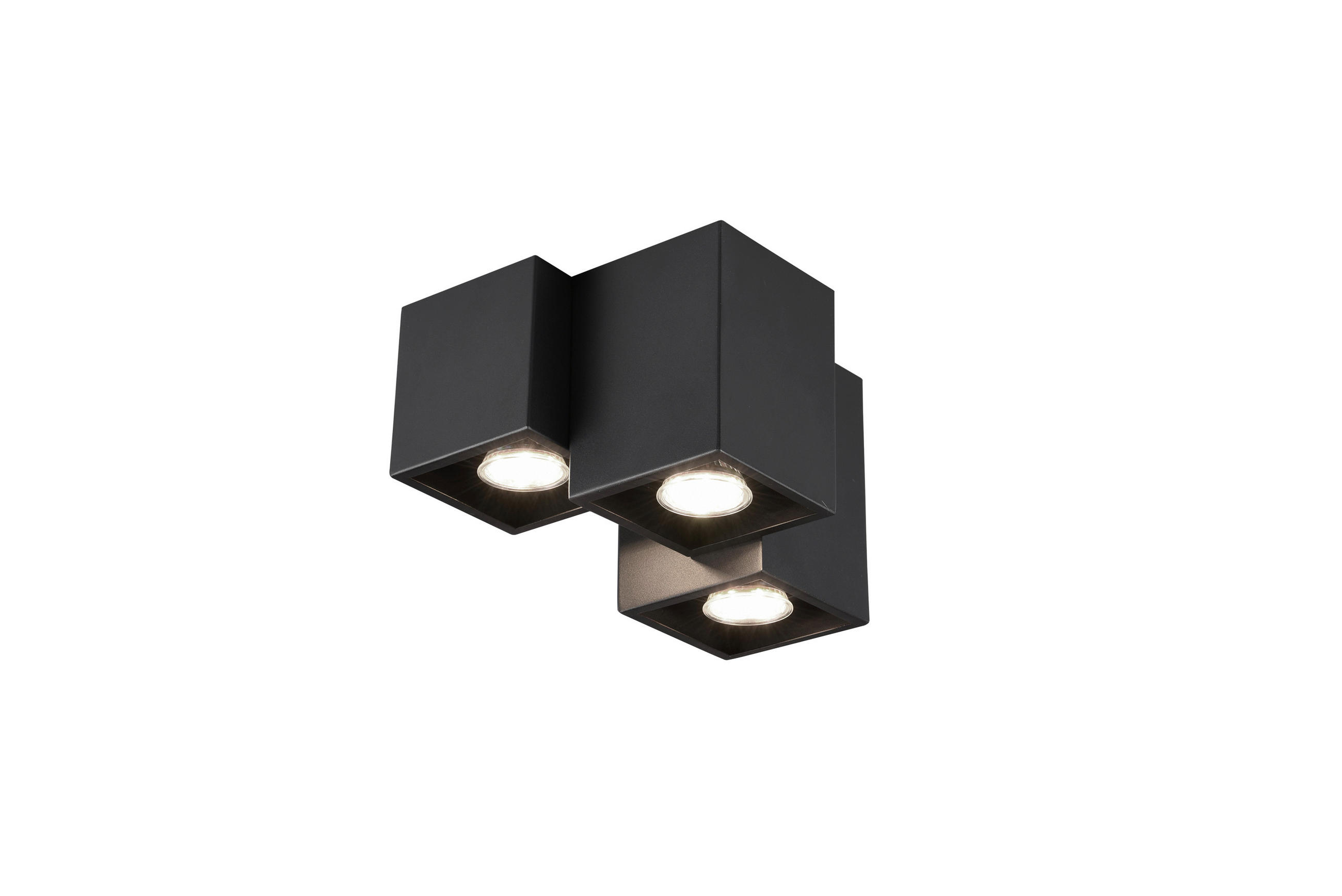 DECKENLEUCHTE     - Schwarz, Design, Metall (23/15/20cm) - Trio Leuchten