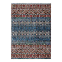 WEBTEPPICH 80/150 cm Korsika Blau, Rot  - Blau/Rot, Design, Textil (80/150cm) - Novel