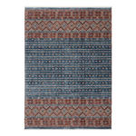 WEBTEPPICH 80/150 cm Korsika Blau, Rot  - Blau/Rot, Design, Textil (80/150cm) - Novel