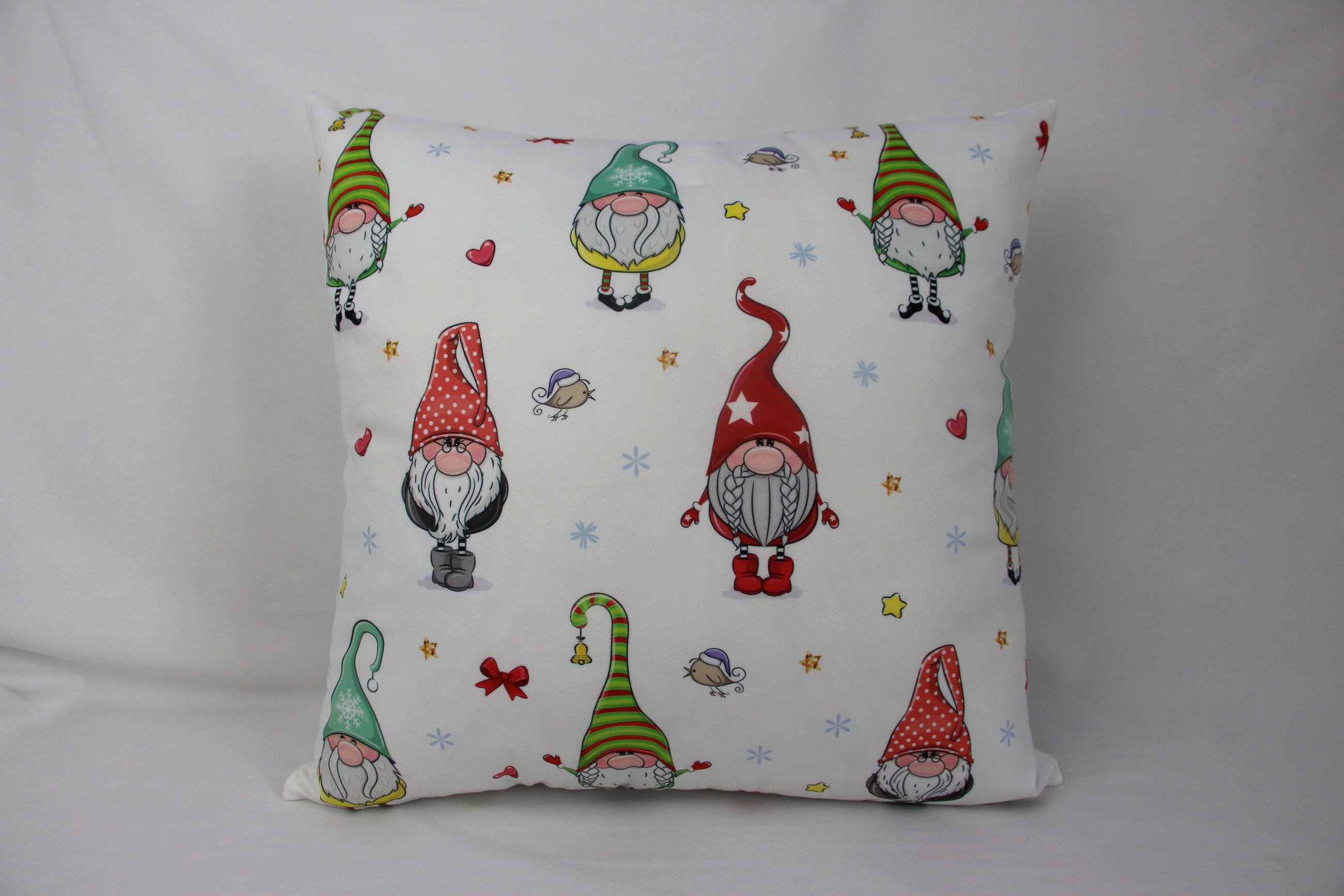 DÍSZPÁRNA  - fehér, Basics, textil (45/45/5cm)