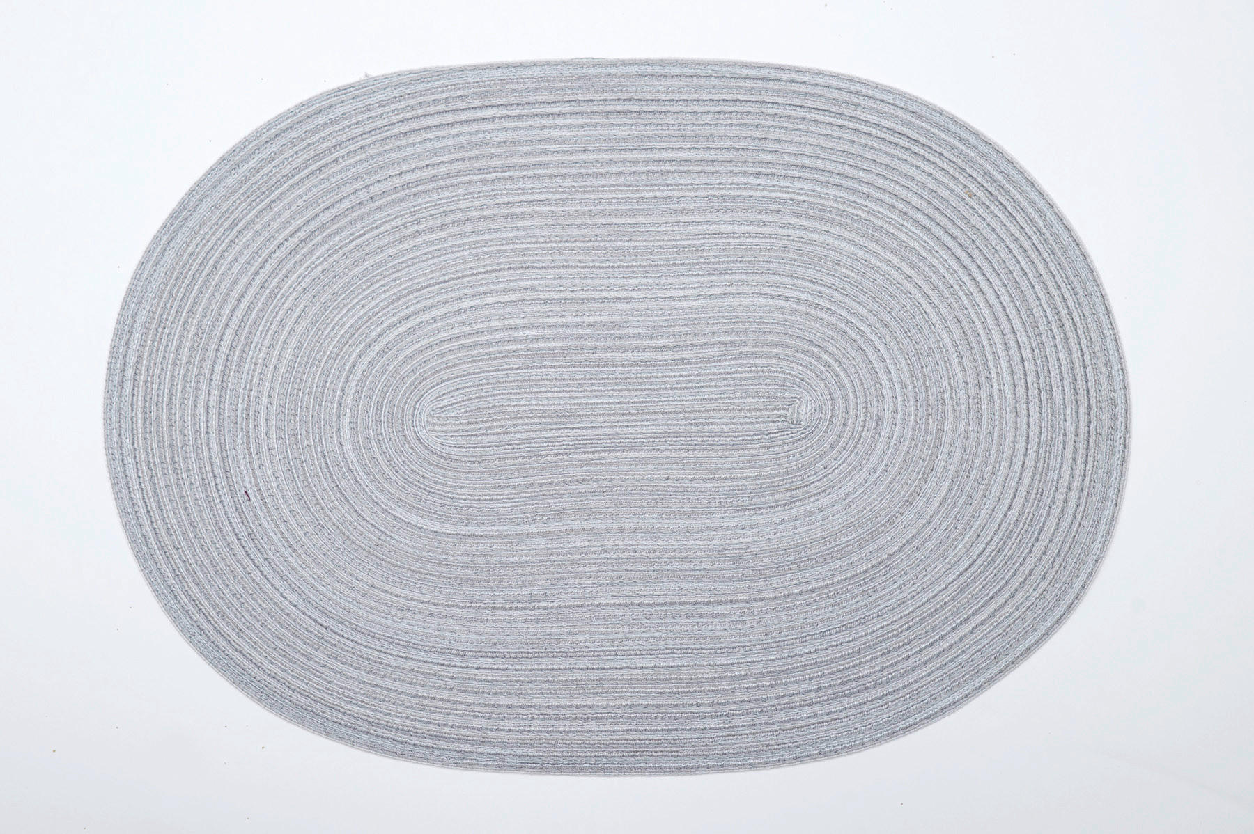 TISCHSET Basic Textil Textilgeflecht Hellgrau 48/33 cm  - Hellgrau, Basics, Textil (48/33cm)