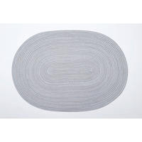 TISCHSET Basic Textil Textilgeflecht Hellgrau 48/33 cm  - Hellgrau, Basics, Textil (48/33cm)