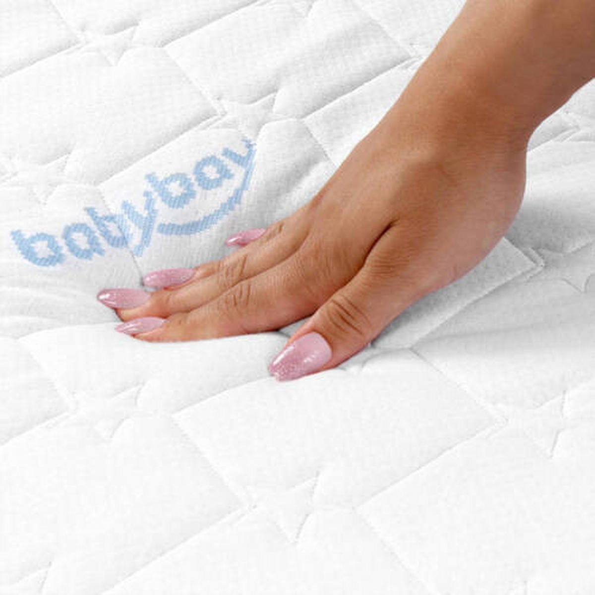 MATRATZE BOXSPRING XXL Höhe ca.  - Blau, Basics, Textil (105/6/57,5cm) - Babybay