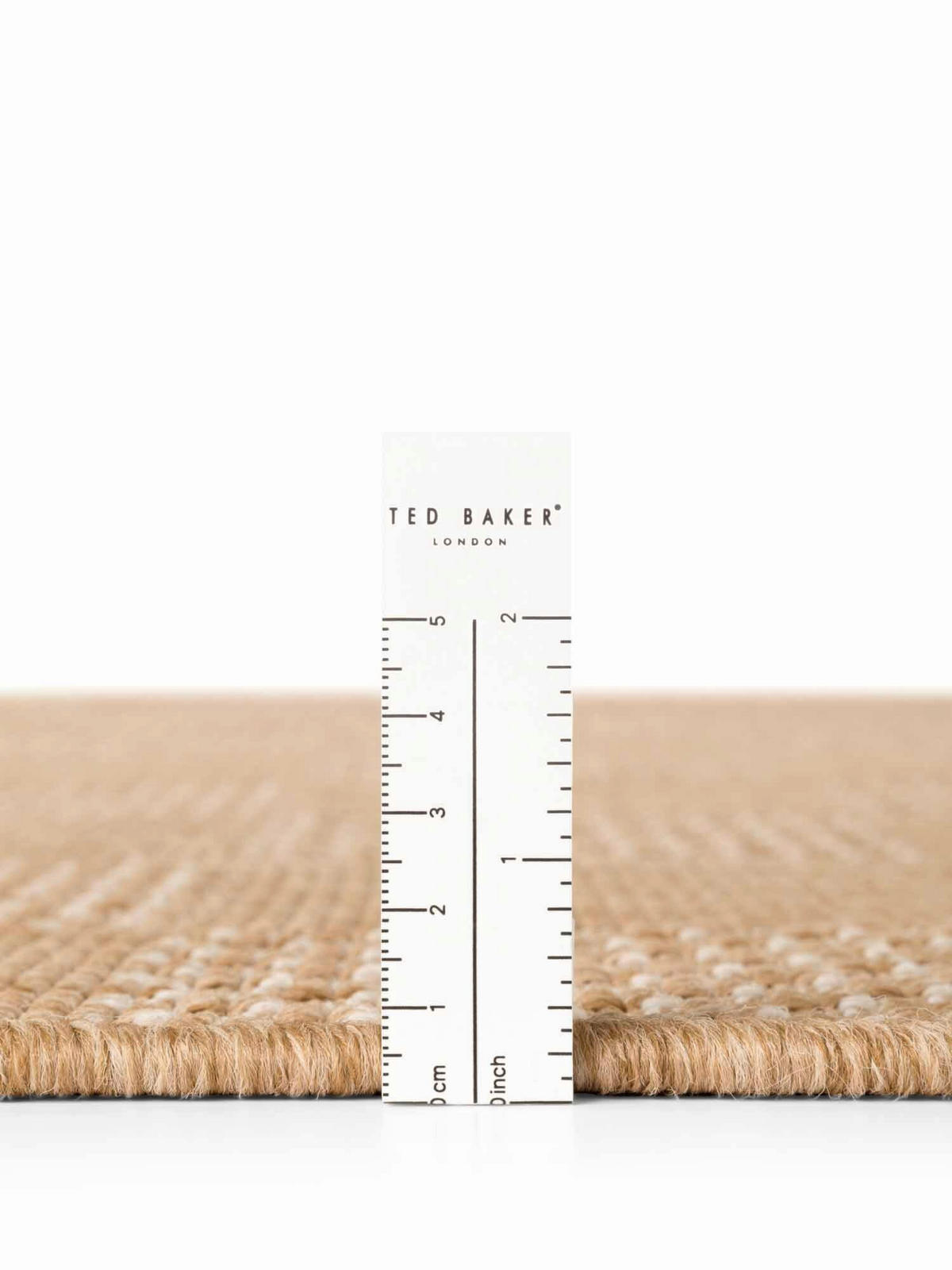 FLACHWEBETEPPICH 80/200 cm Haringey Weiß, Sandfarben rechteckig  - Sandfarben/Weiß, Design, Kunststoff (80/200cm)