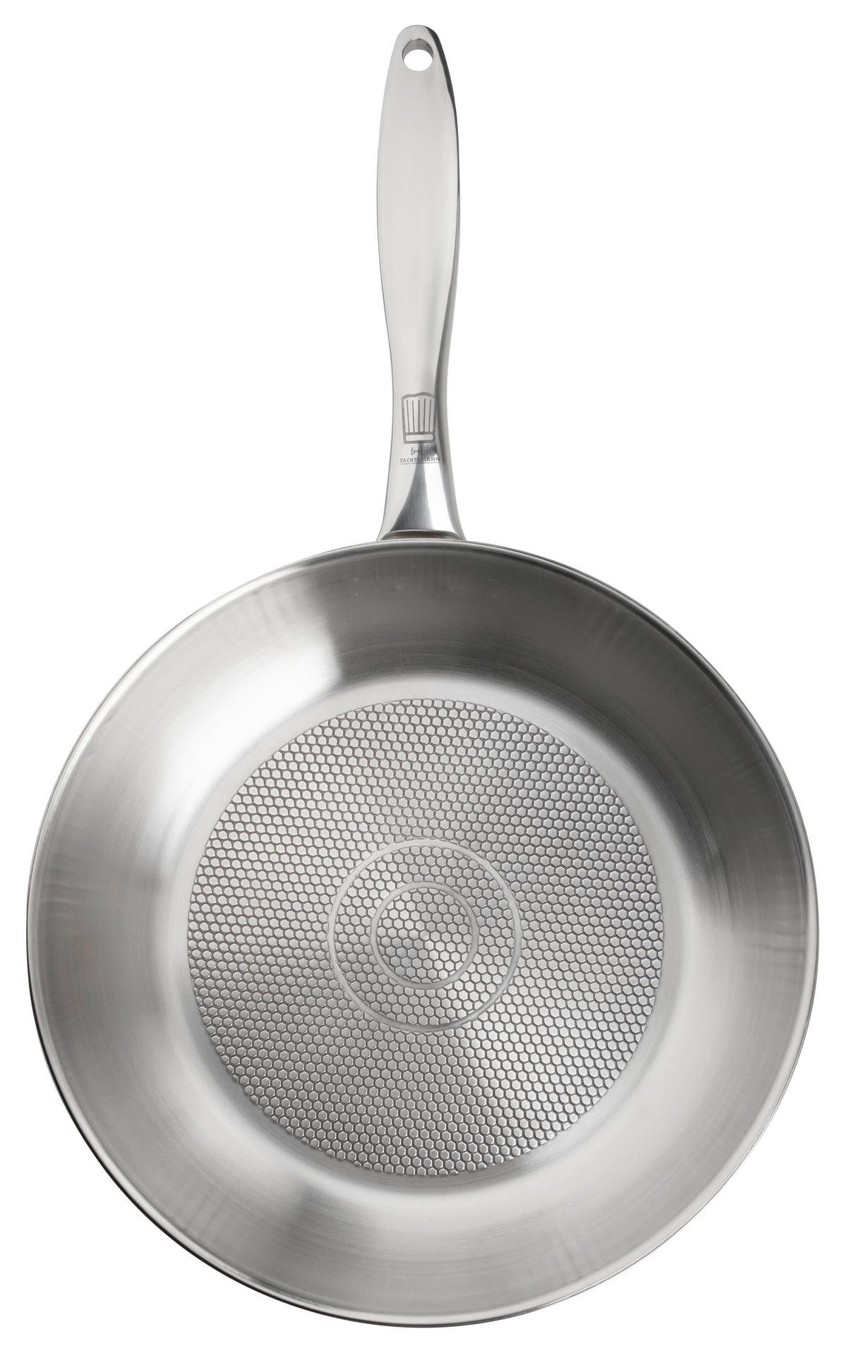 BRATPFANNE München 28 cm  - Silberfarben, Design, Metall (28cm) - Chefkoch+Fackelmann