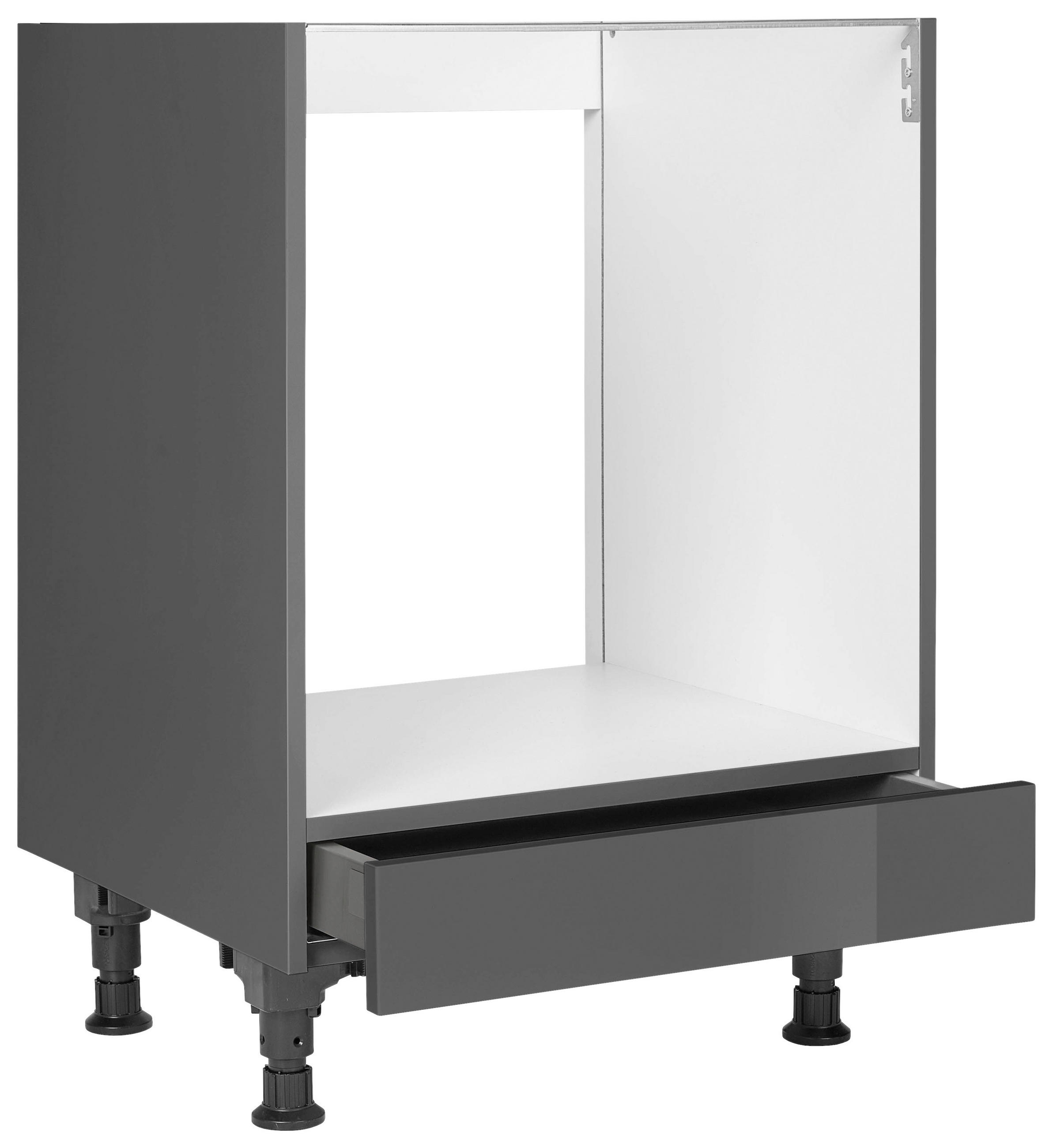 HERDUMBAUSCHRANK 60/87/56 cm  in Schieferfarben  - Schieferfarben, MODERN, Holzwerkstoff (60/87/56cm) - Nobilia