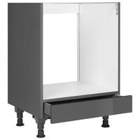 HERDUMBAUSCHRANK 60/87/56 cm  Schieferfarben  - Schieferfarben, Modern, Holzwerkstoff (60/87/56cm) - Nobilia