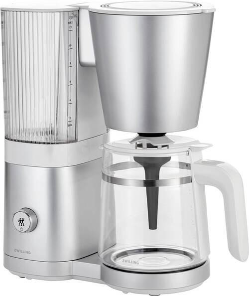 FILTERKAFFEEMASCHINE ZWILLING ENFINIGY SILVER  - Silberfarben, Basics, Glas/Kunststoff - Zwilling