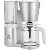 FILTERKAFFEEMASCHINE ZWILLING ENFINIGY SILVER  - Silberfarben, Basics, Glas/Kunststoff - Zwilling