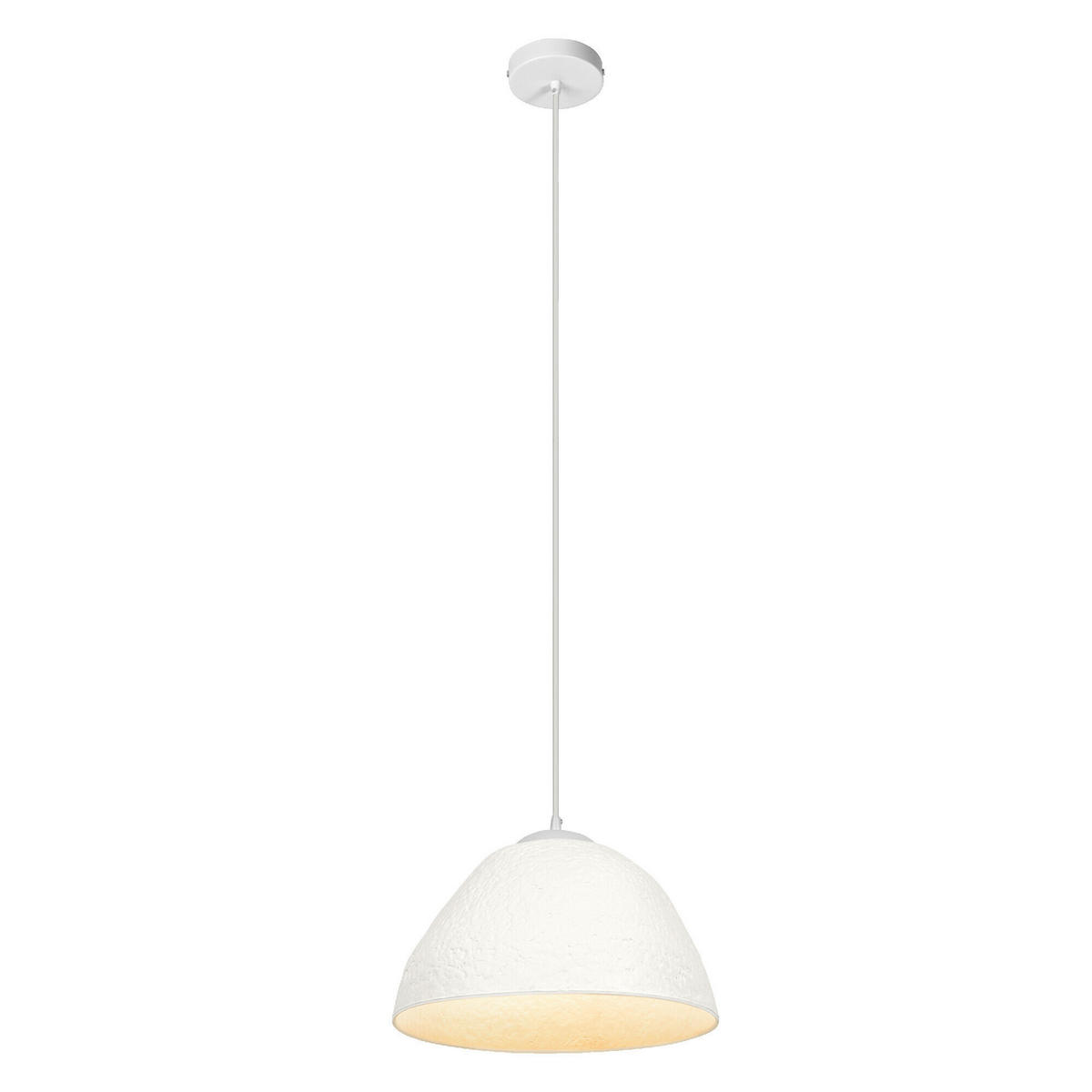 HÄNGELEUCHTE 37.5/169 cm  - Weiß, Design, Papier/Metall (37.5/169cm) - Osram