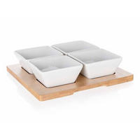 MISA, drevo, keramika, 7/22/22 cm  - Basics, drevo/keramika (7/22/22cm)