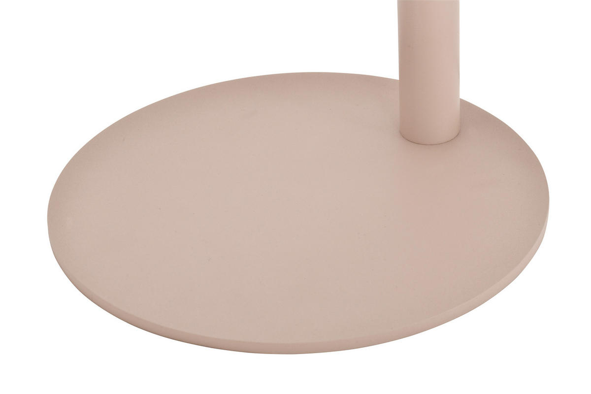 LED-STEHLEUCHTE Biarritz 78/170/79 cm  - Sandfarben/Schwarzchrom, Design, Kunststoff/Metall (78/170/79cm)