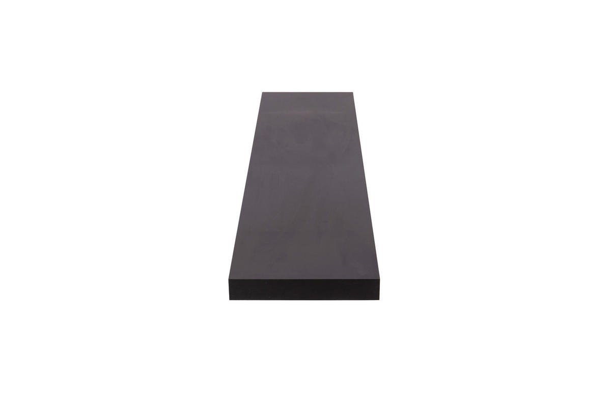 WANDBOARD in Schwarz  - Schwarz, Basics, Holzwerkstoff (100/23,5/3,8cm)