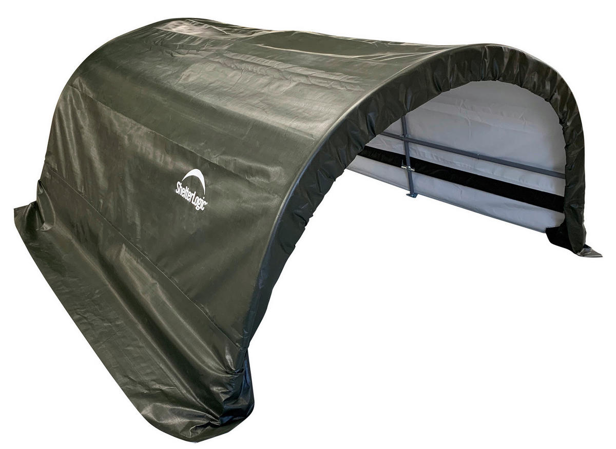 ZELTGARAGE  - Dunkelgrün, Basics, Kunststoff (300/260/150cm) - Ambia Garden