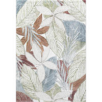 WEBTEPPICH Wohnzimmer 133/195 cm Catania Creme, Hellgrün, Hellbraun rechteckig  - Hellbraun/Creme, Trend, Textil (133/195cm) - Novel