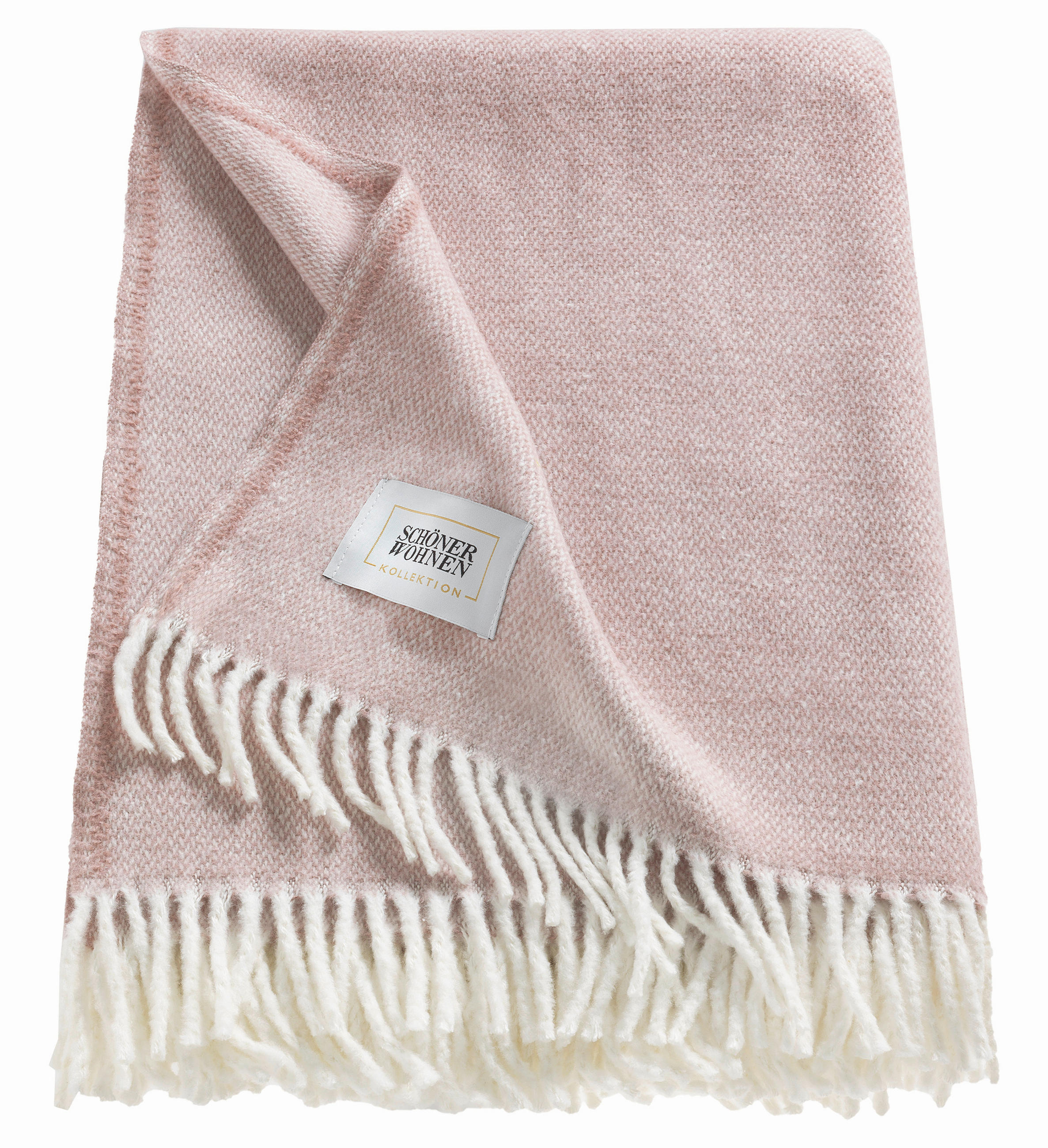 PLAID Relax 140/200 cm  - Creme/Altrosa, Konventionell, Textil (140/200cm) - Schöner Wohnen