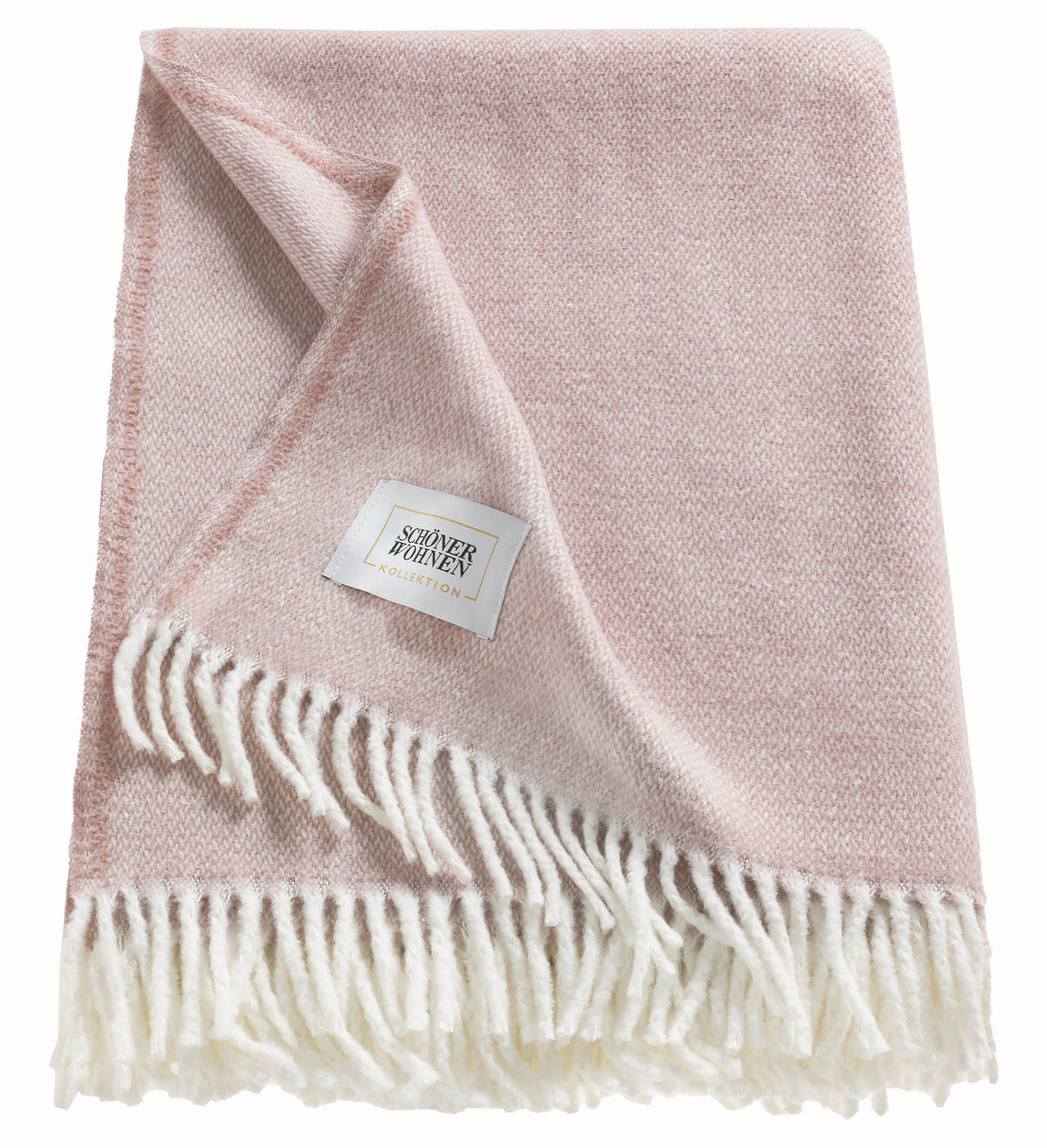 PLAID Relax 140/200 cm  - Creme/Altrosa, Konventionell, Textil (140/200cm) - Schöner Wohnen