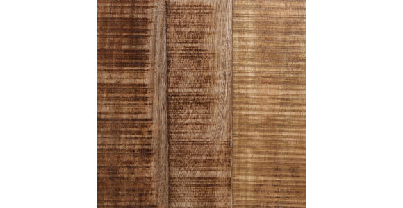 REGAL Holz Akazie, Mangoholz massiv Braun, Multicolor, Naturfarben, Weiß  - Messingfarben/Multicolor, Design, Holz/Metall (80/170/44cm) - Landscape