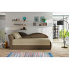 RÉCAMIERE in Samt Braun, Beige  - Beige/Erlefarben, Design, Kunststoff/Textil (80/218cm) - MID.YOU