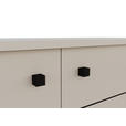 SIDEBOARD  in 160,2/81,8/37 cm  - Kaschmir/Schwarz, MODERN, Holzwerkstoff/Kunststoff (160,2/81,8/37cm) - Carryhome