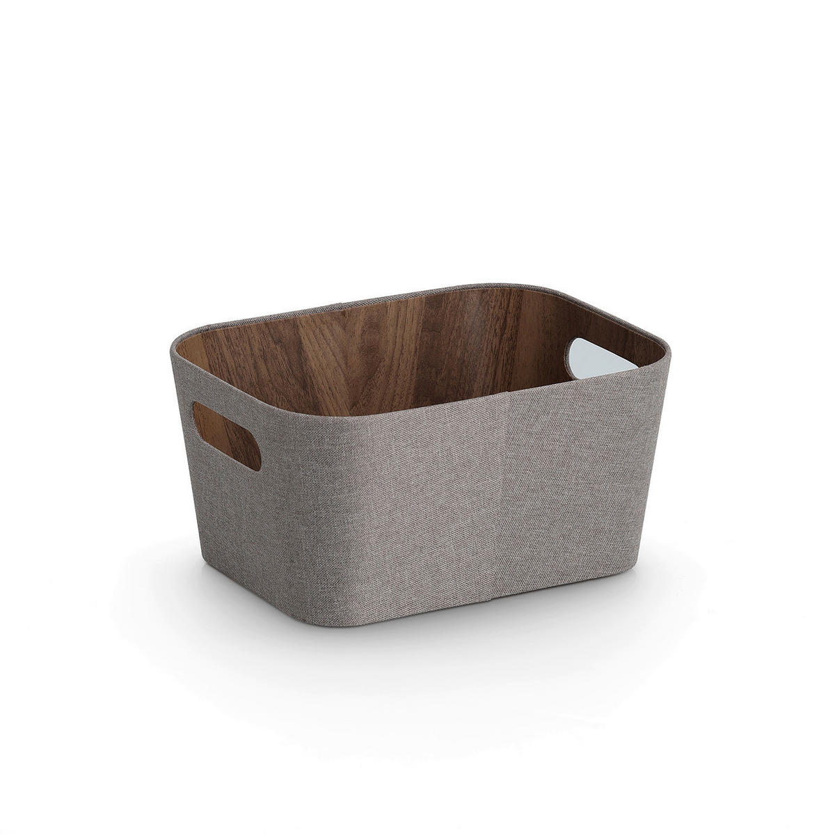 AUFBEWAHRUNGSBOXEN-SET  - Beige/Braun, Basics, Naturmaterialien/Textil - Zeller Present