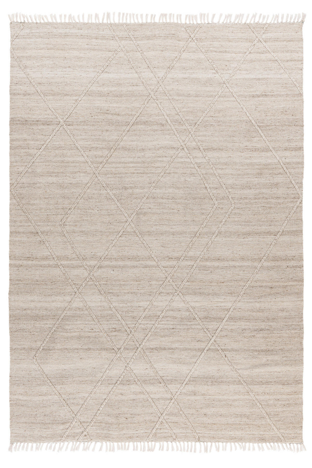 FLACHWEBETEPPICH 140/200 cm My Dakar Creme  - Creme, Basics, Textil (140/200cm) - Obsession
