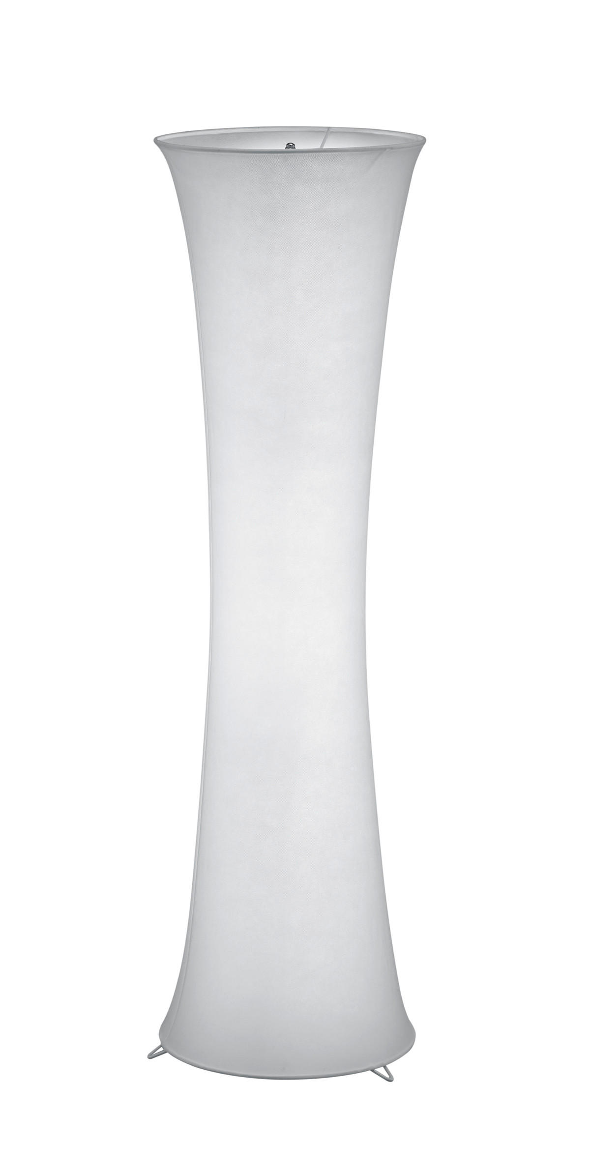 PODNA LAMPA Gravis  - bela, Lajfstajl, tekstil/metal (35/123cm)