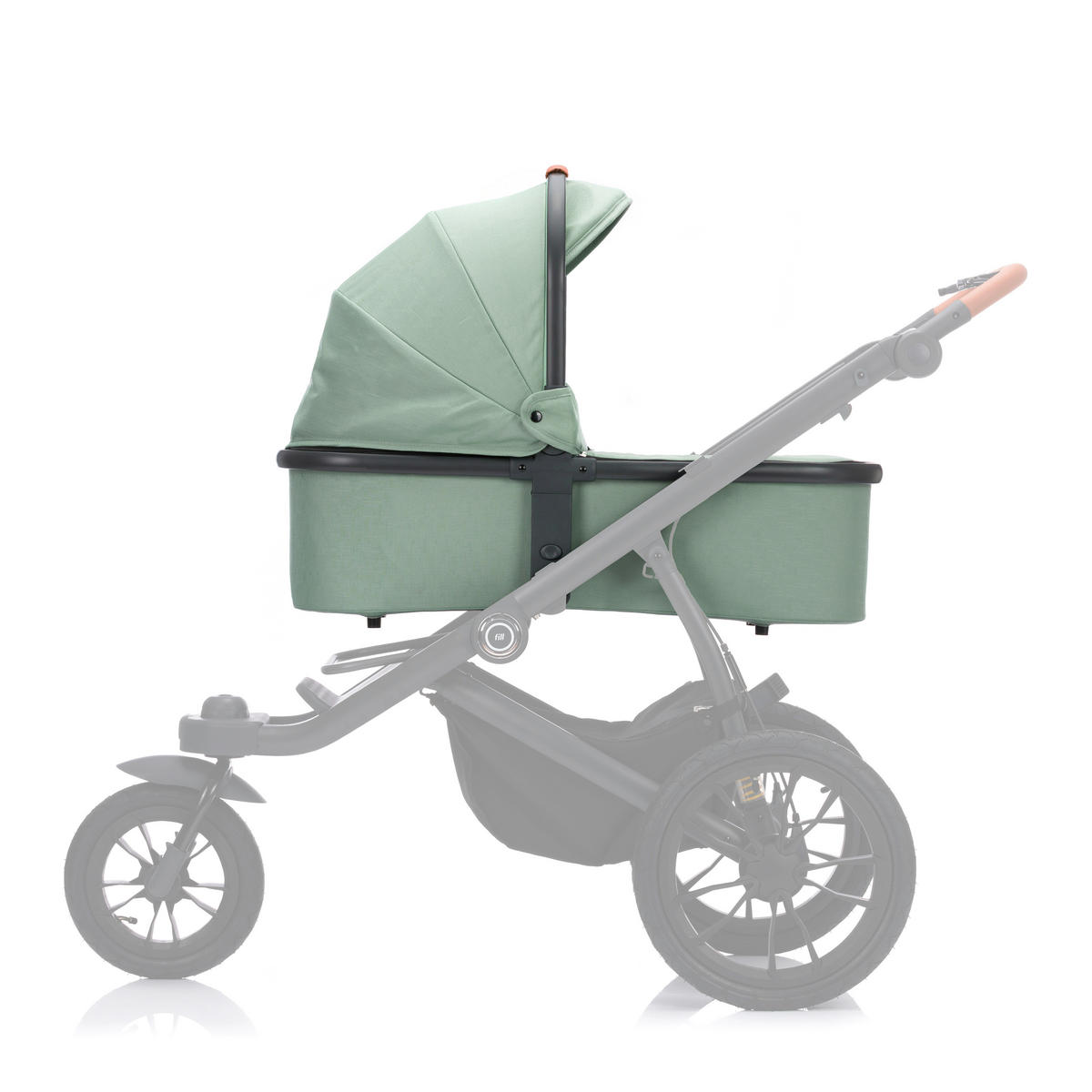 JOGGER Set Jogger Run  - Schwarz/Olivgrün, Basics, Textil/Metall (125/57/107cm) - Fillikid