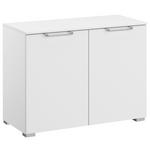 KOMMODE  in 80/61/42 cm  - Silberfarben/Alufarben, Design, Holzwerkstoff/Kunststoff (80/61/42cm) - Novel