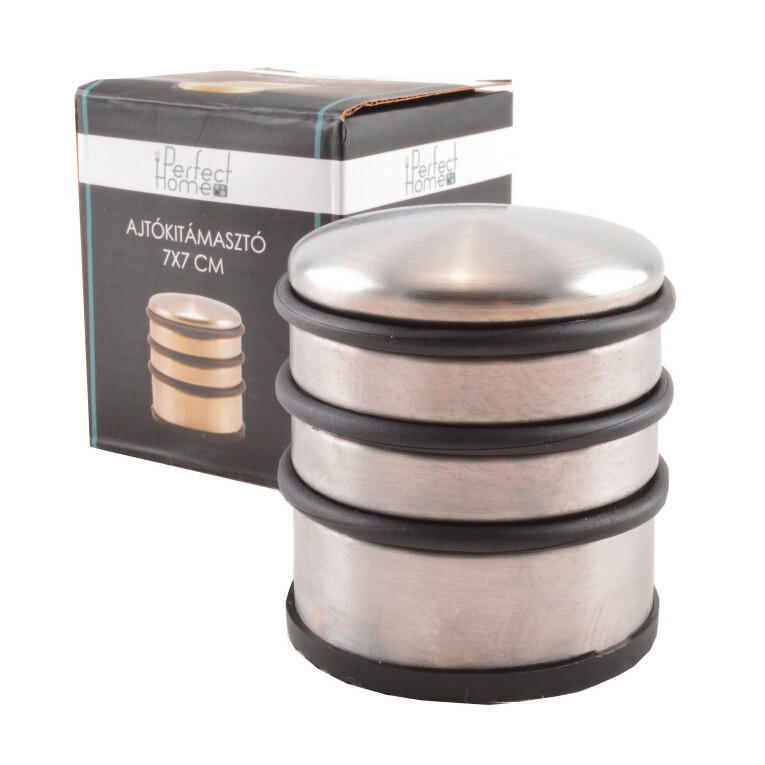 OPRITOR PENTRU UȘĂ - culoare inox, Basics, metal (7/7cm)