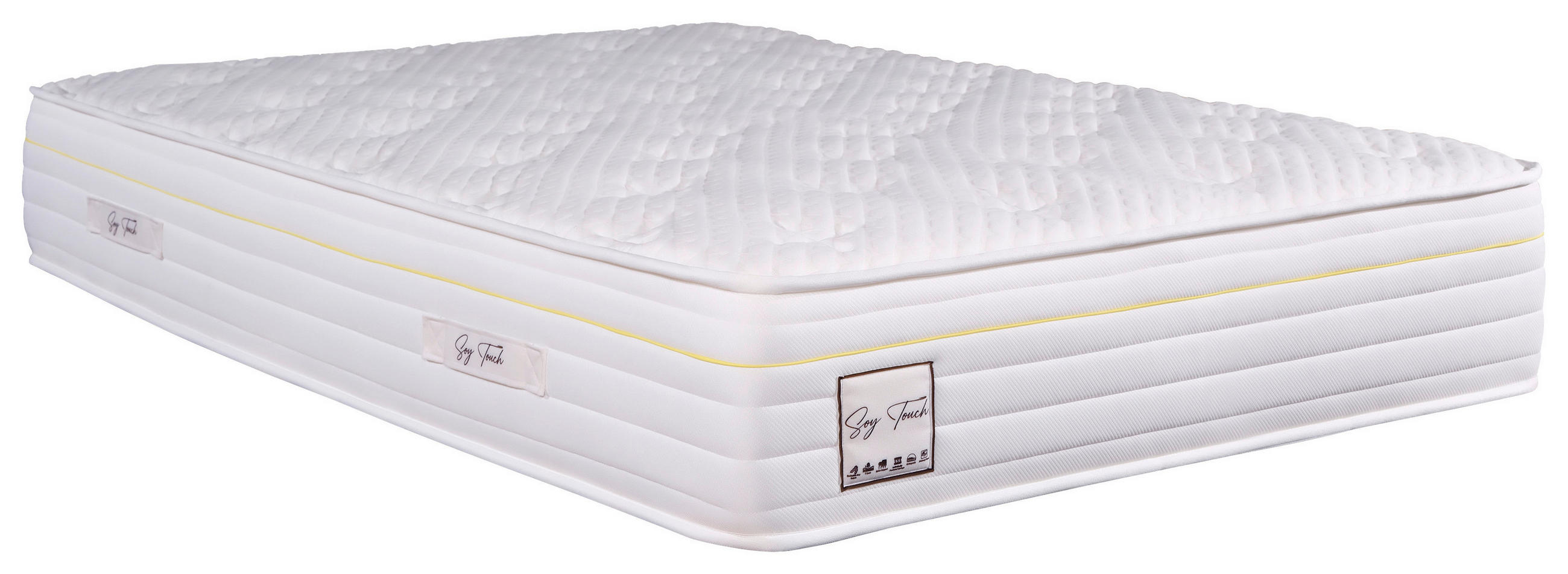 TASCHENFEDERKERNMATRATZE 200/210 cm Höhe ca. 28 cm  - Weiß, Basics, Textil (200/210cm) - Livetastic